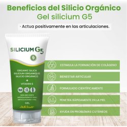 Silicium G5 Gel Silica Gel with Vitamin E Collagen Booster Pain Relief Gel for Joints Muscles and Bone Pain Joint Care