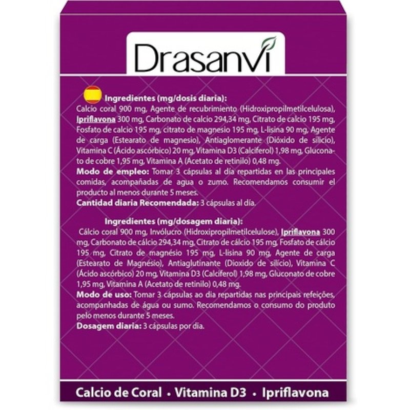 Drasanvi Oseogen Bone Supplement with Ipriflavone, Magnesium, and Vitamin D3