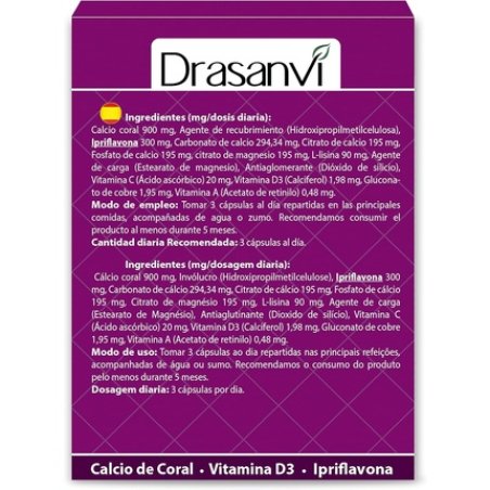 Drasanvi Oseogen Bone Supplement with Ipriflavone, Magnesium, and Vitamin D3