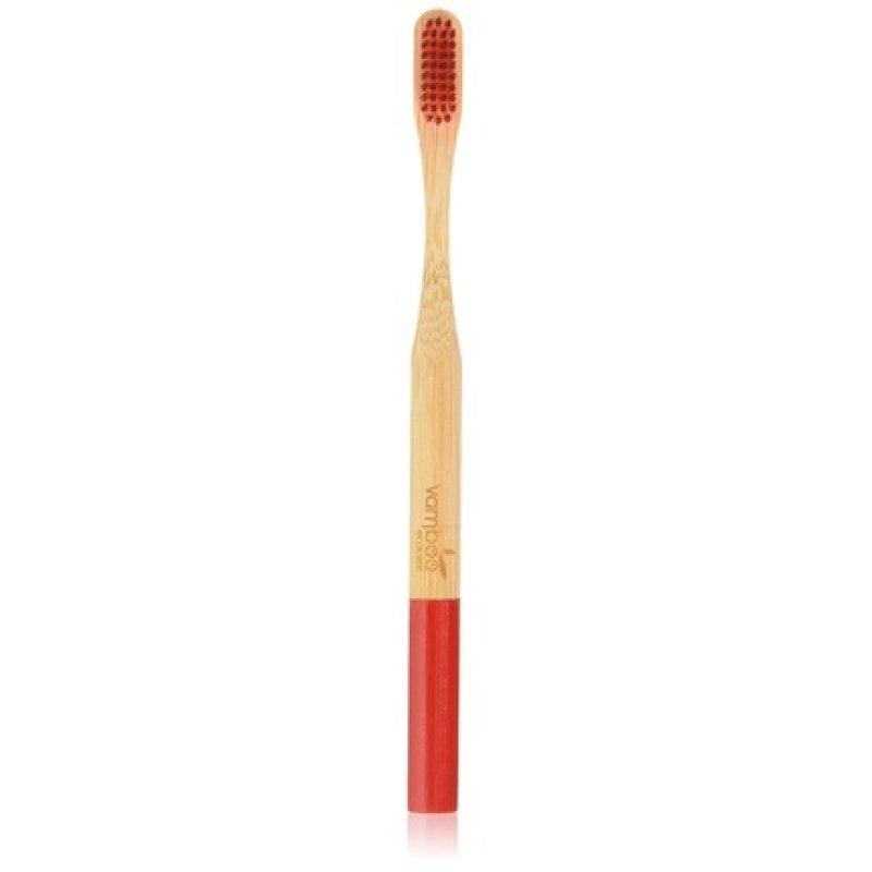 Vamboo Bamboo Brush for Adults Hard Red 100ml