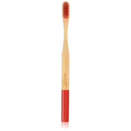 Vamboo Bamboo Brush for Adults Hard Red 100ml