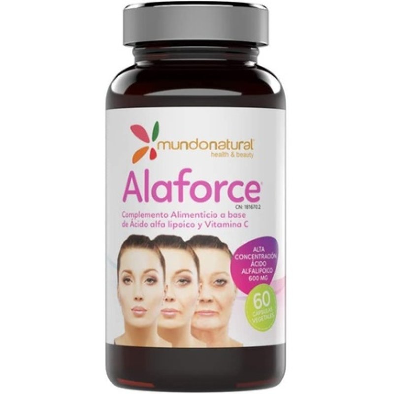 Nutricosmetics Mundo Natu Alaforce 600mg 60 Capsules