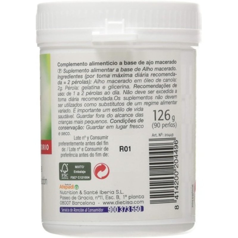 Dietisa Garlic Pearls 90 Pearls