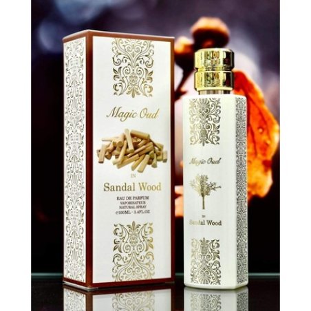 Paris Corner Magic Oud In Sandal Wood Eau De Parfum, Unisex, 100 Ml