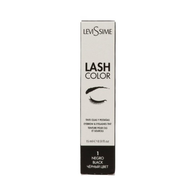 Levissime Lash Color 01 Black 15 Milliliters - Eye Makeup