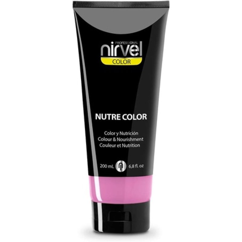 Nirvel NUTRE COLOR FLUOR Gum Professional Mask 200ml - Temporary Color, Nourishment, and Brightness
