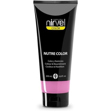 Nirvel NUTRE COLOR FLUOR Gum Professional Mask 200ml - Temporary Color, Nourishment, and Brightness