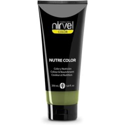 Nirvel NUTRE COLOR Violet Professional Mask 200ml - Temporary Color for Nourishment and Brightness Green