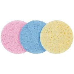 BIFULL Set Sponges Unmake Up 110mm Circle Colors Plus 3 Units Black White Standard