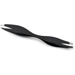 BIFULL Wings Ergonomic Double Tweezers 10.4cm Black Standard
