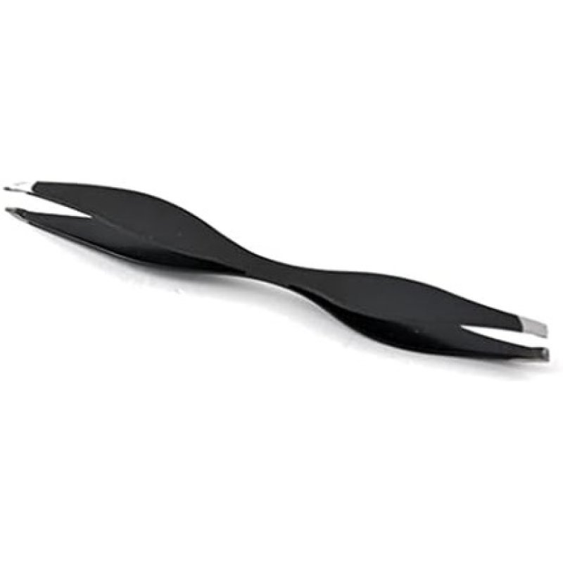 BIFULL Wings Ergonomic Double Tweezers 10.4cm Black Standard