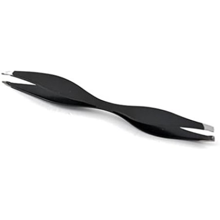 BIFULL Wings Ergonomic Double Tweezers 10.4cm Black Standard