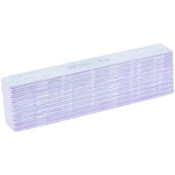 BIFULL Square 100/180 Nail File 10 Units Black/White - Pack of 10
