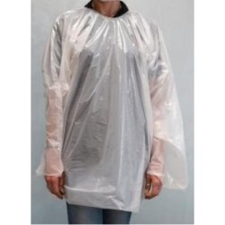 Kimoponcho White Polyethylene Size M 25 Units