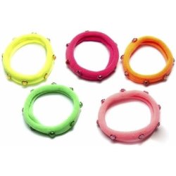 Inca Fluoride Rubber Sparkling Stones Assorted Colours 5 Units