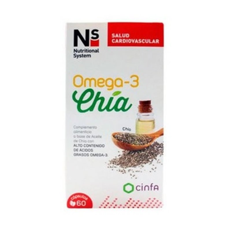 Ns Omega 3 Chia 60 Capsules - Dietary Supplement