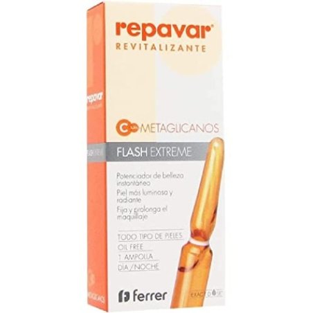 Repavar Revitalizing Flash Extreme Metaglycan Serum with Vitamin C 1ml