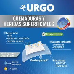 Urgo Waterproof Burns and Superficial Wounds Sterile Dressings