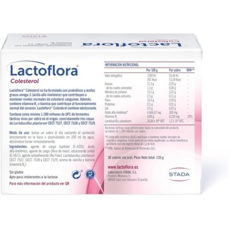 Lactoflora Cholesterol Food Supplement to Maintain Normal Cholesterol Levels
