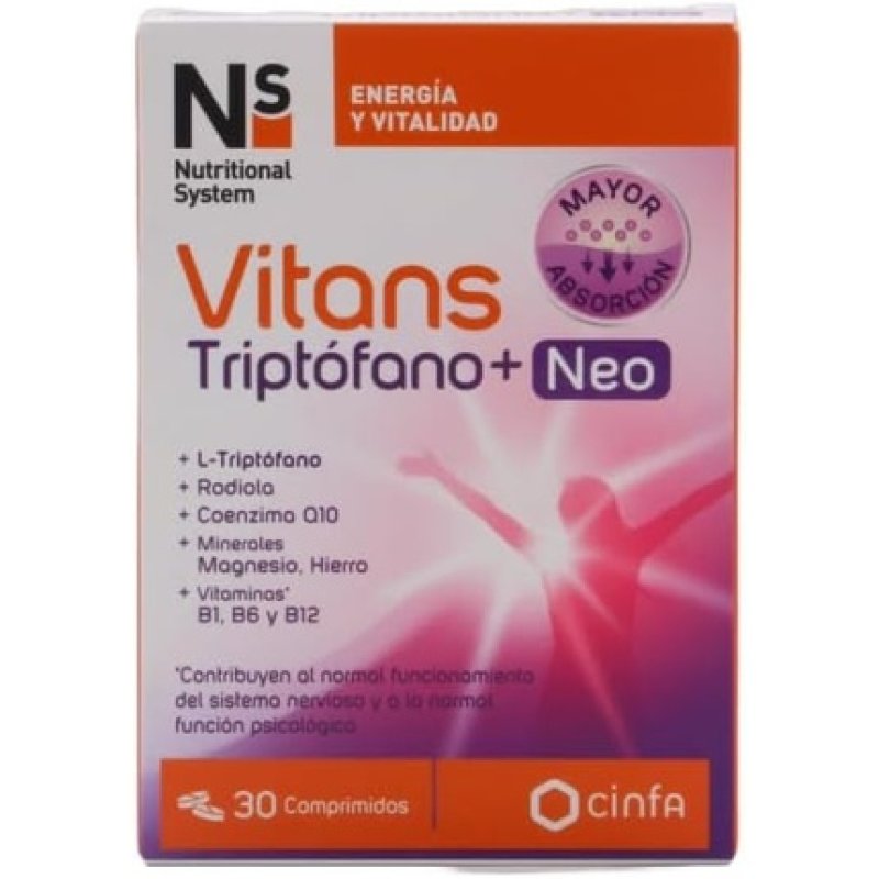 Ns Vitans Triptofano Neo 30 Comp