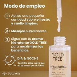 GOLD TREE Hyaluronic Acid Serum Anti-Aging Face Serum 30ml Niacinamide Firming Face Serum Skin Repair Supreme Global