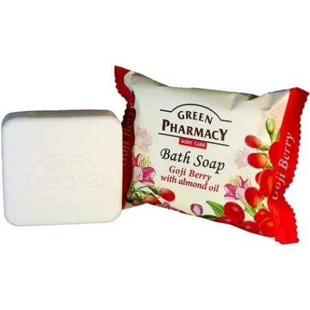Green Pharmacy Goji Berry Bath Soap Bar with Almond Oil 100g