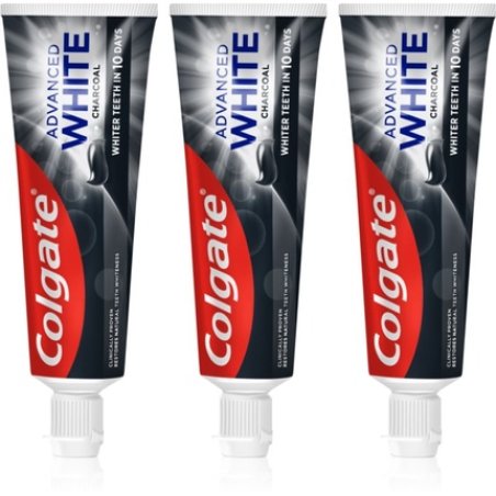Advanced White Charcoal Whitening Toothpaste 3 x 75 ml