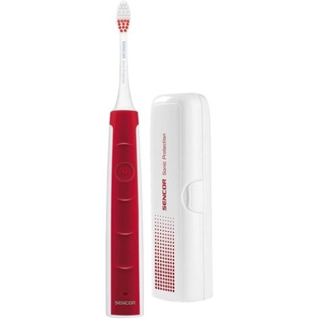 Electric Sonic Toothbrush with 41000 Brushing Speed in Red