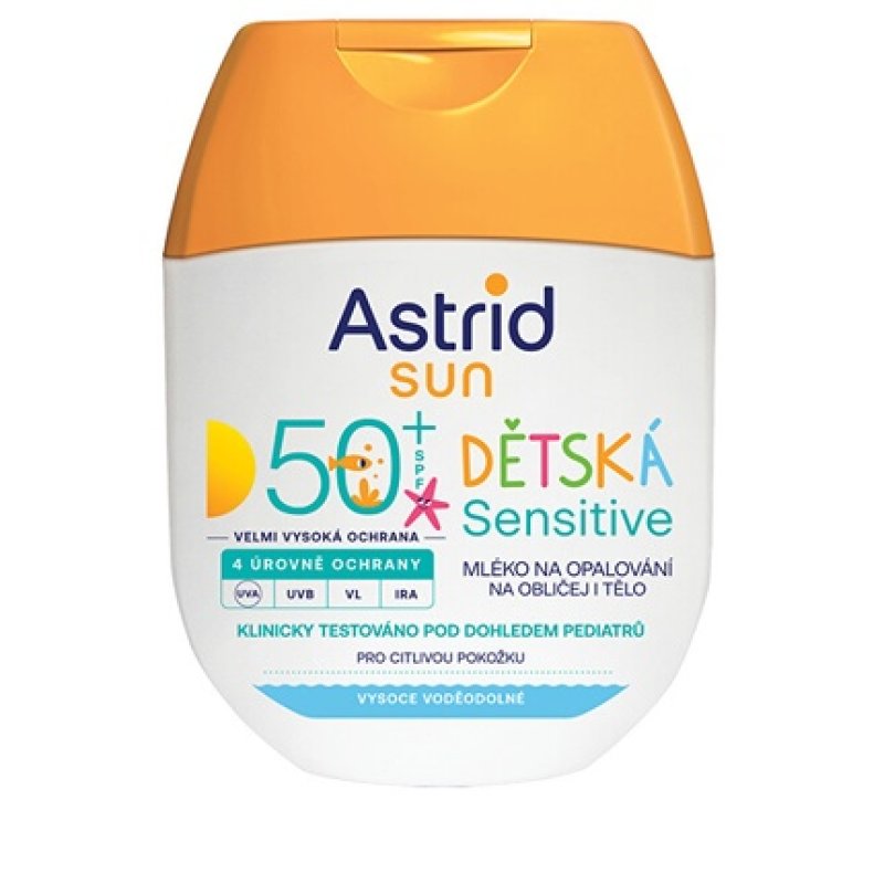 Astrid Children's Sunscreen Lotion Sensitive Spf 50 60 Ml