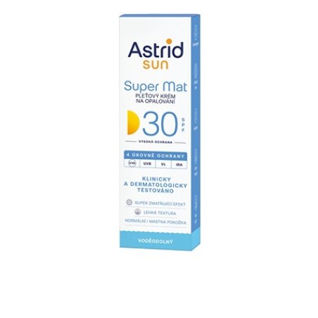 Astrid Sunscreen Spf 30 Super Mat - 50 Ml