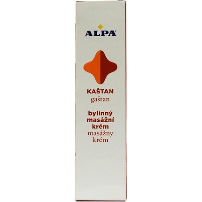 Alpa Czech Massage Cream 40g Chestnut Healthy Vascular System Relieves Muscles