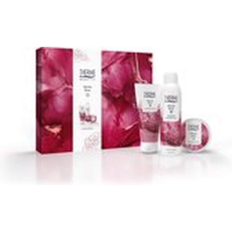 Therme Mystic Rose Foaming Shower Gel, Shower Scrub, Body Butter Gift Set 200 Ml