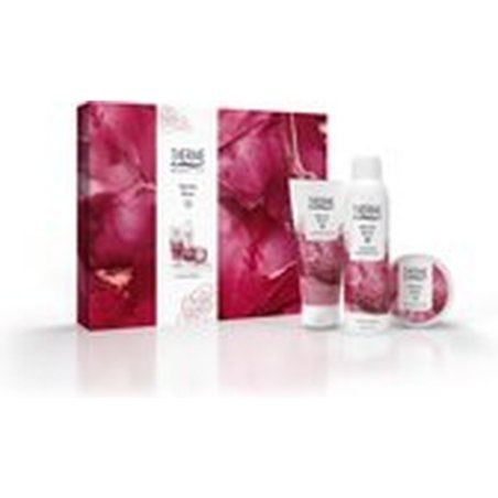 Therme Mystic Rose Foaming Shower Gel, Shower Scrub, Body Butter Gift Set 200 Ml