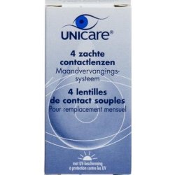 Unicare Monthly Lenses -5.50 - 4 Pack Contact Lenses