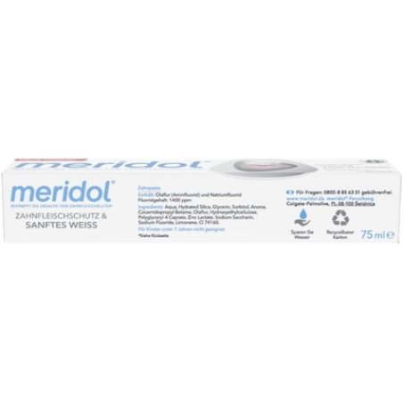 Meridol Toothpaste Gum Protection Gentle Whitening 75ml