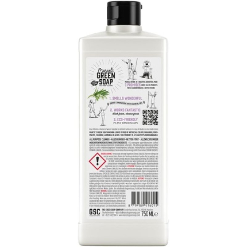 Marcel's Green Soap All-purpose Cleaner Lavender & Rosemary 750ml