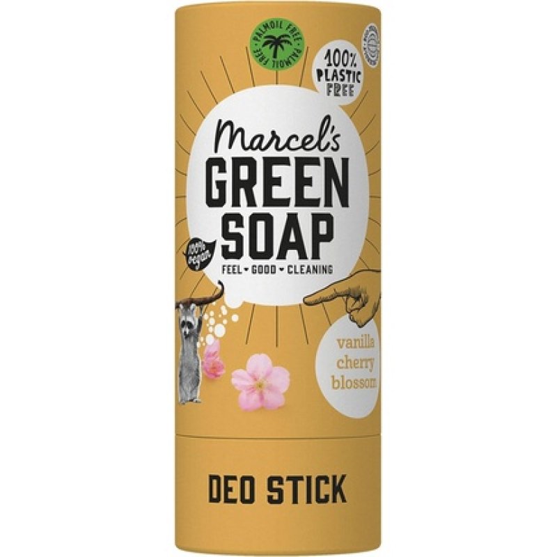 Marcel's Green Soap Deodorant Stick Vanilla & Cherryblossom 40g