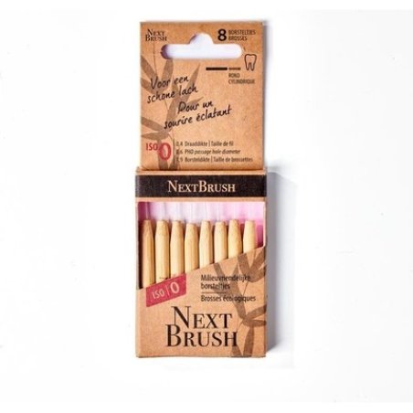 Nextbrush Interdental Brushes Bamboo Iso 0 8 Pcs