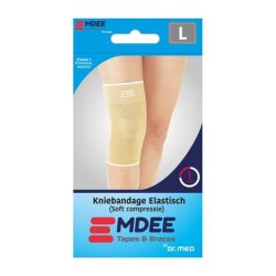 Emdee Knee Bandage Elastic Large Skin Color