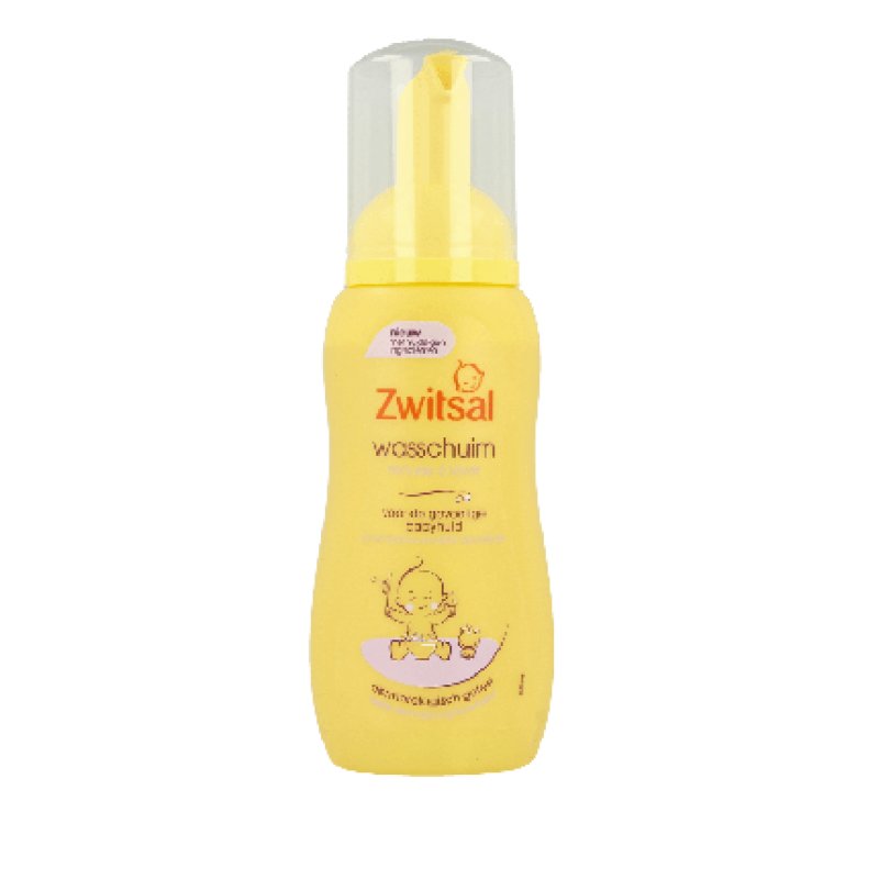 Zwitsal Wash Foam For Sensitive Baby Skin Dermatologically Tested Bottle 200ml
