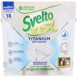 Svelto Titanium Optimum Dishwasher Tabs Natron 144 Washes - 1500 G