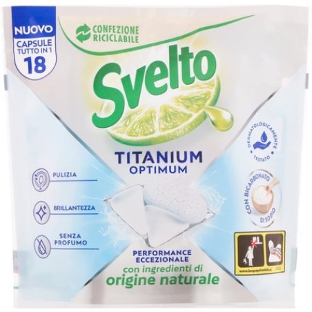 Svelto Titanium Optimum Dishwasher Tabs Natron 144 Washes - 1500 G