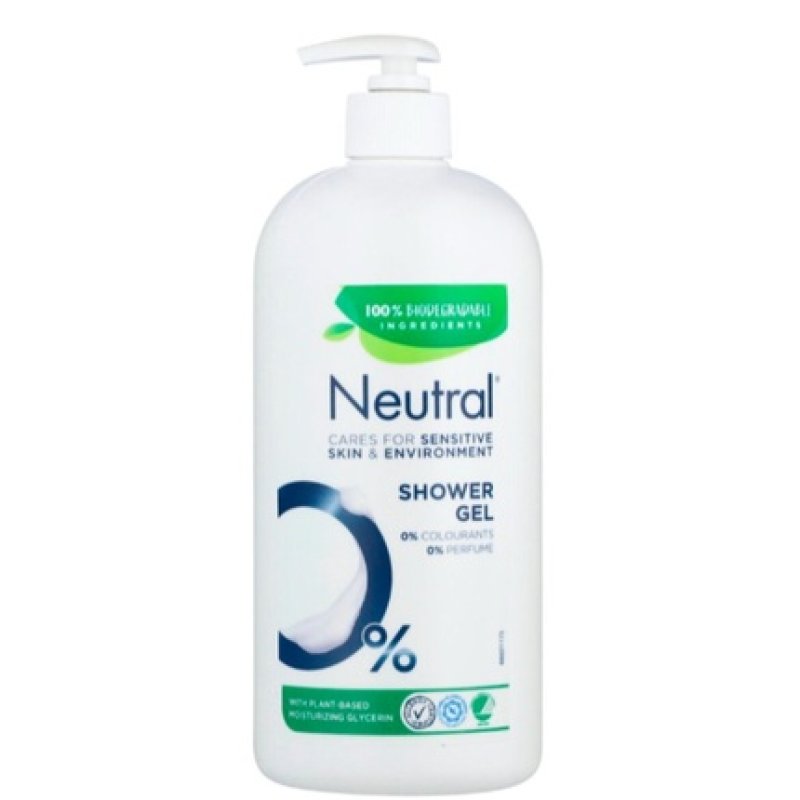Neutral Shower Gel With Pump 0% Sensitive - Gentle And Fragrance-Free