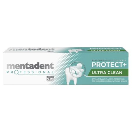Mentadent Professional Protect Ultra Clean Toothpaste Remineralizes and Removes Plaque with Bio-Compatible Minerals
