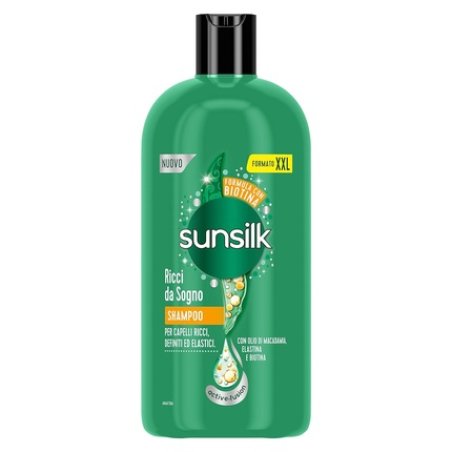 Sunsilk Curly Dream Shampoo for Curly Hair Active Fusion Formula Enriched with Macadamia Oil, Elastin, and Biotin for