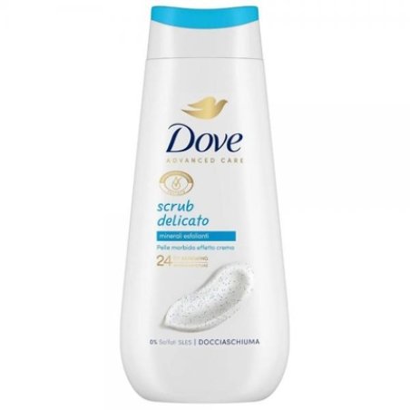 Dove Delicate Scrub Shower Gel 225ml