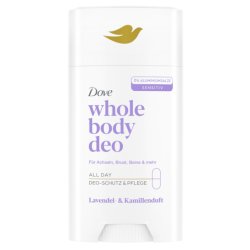 Dove Whole Body Lavender & Chamomile Deodorant Stick 0% Aluminum Salts