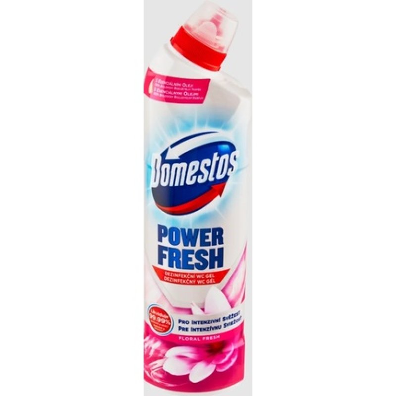 Domestos Power Fresh Toilet Gel Fresh Floral 700 Ml