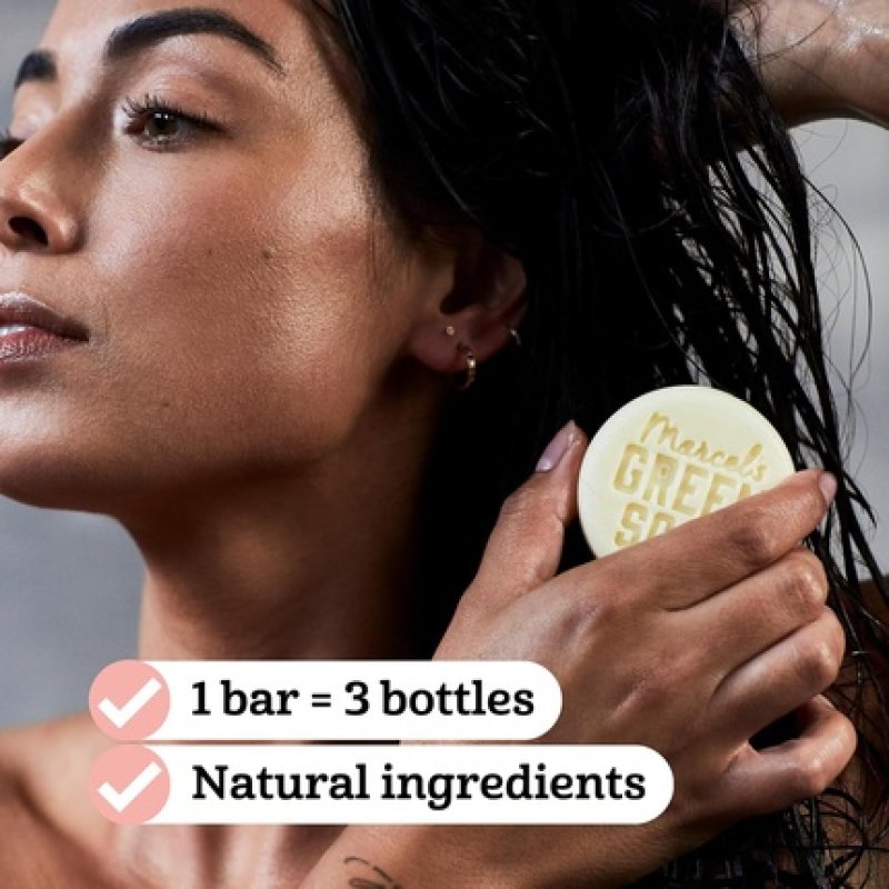 Marcel's Green Soap Hair Conditioner Bar Argan Oil & Oudh Essence 60 grams