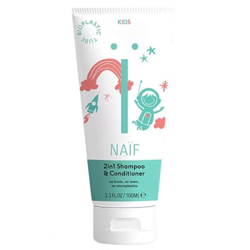 Naïf 2-in-1 Kids Shampoo & Conditioner 100ml